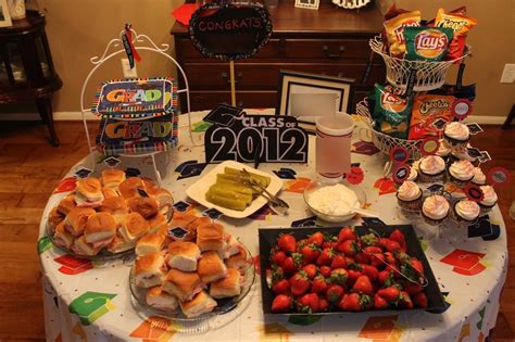 food ideas for graduation open house